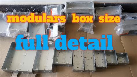 3x2 electrical box|3 module box size.